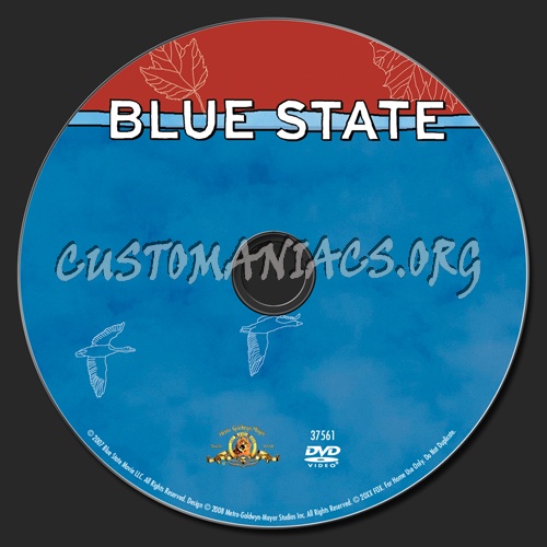 Blue State dvd label