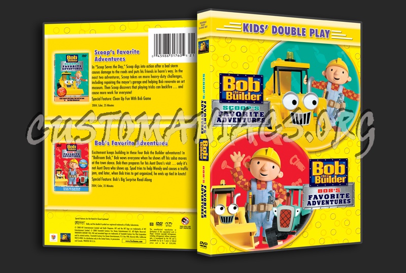 Bob the Builder: Scoop's Favorite Adventures / Bob's Favorite Adventures dvd cover