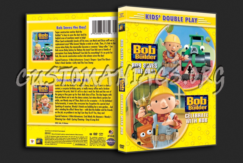 Bob the Builder: Bob Saves the Day / Celebrate With Bob dvd cover