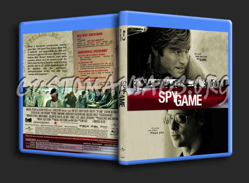 Spy Game blu-ray cover