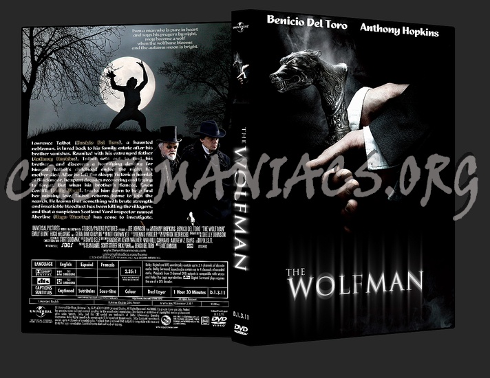 The WolfMan dvd cover