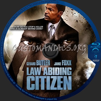 Law Abiding Citizen blu-ray label