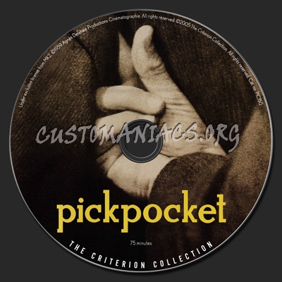 314 - Pickpocket dvd label