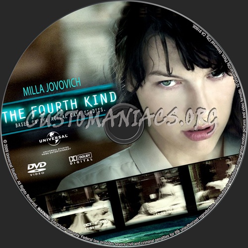 The Fourth Kind dvd label