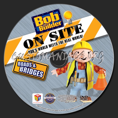 Bob the Builder On Site: Bob's World Meets the Real World dvd label