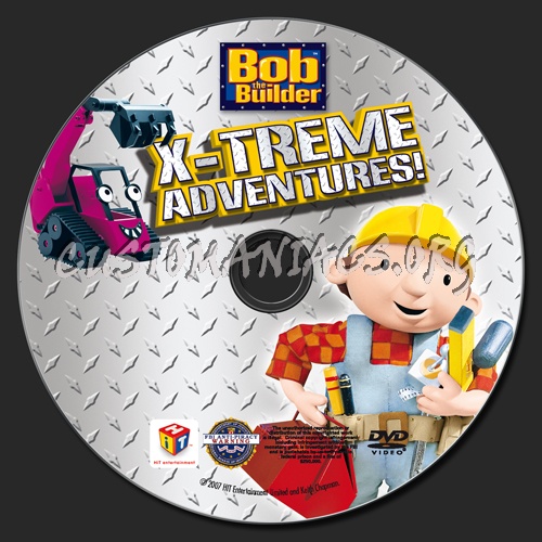 Bob the Builder X-treme Adventures dvd label