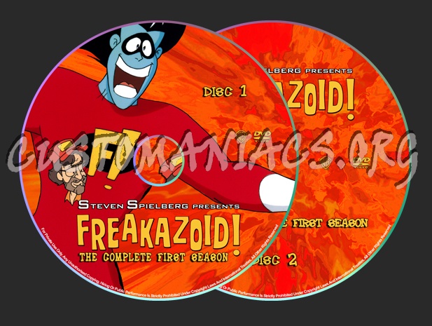 Freakazoid dvd label