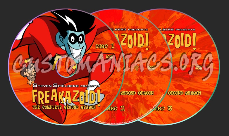 Freakazoid dvd label