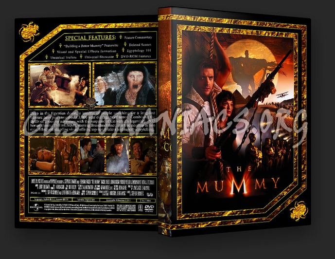 The Mummy (Spanning Spine) dvd cover