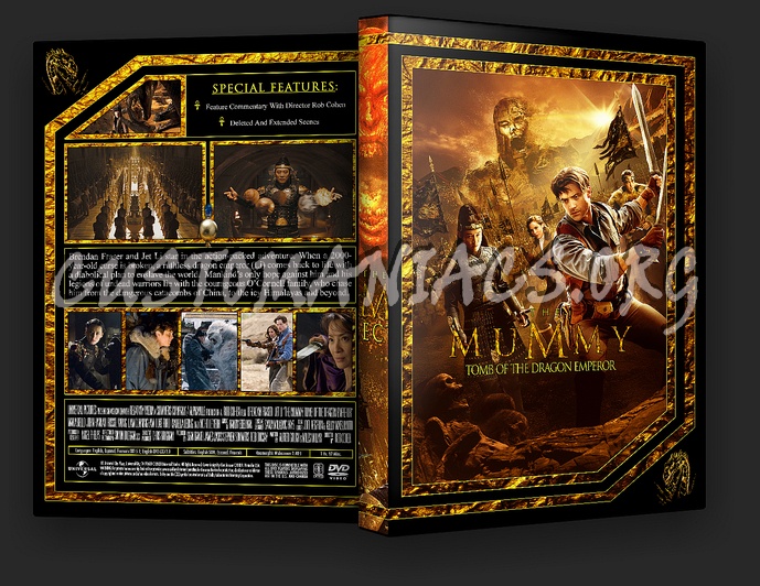 The Mummy: Tomb Of The Dragon Emperor (Spanning Spine) dvd cover