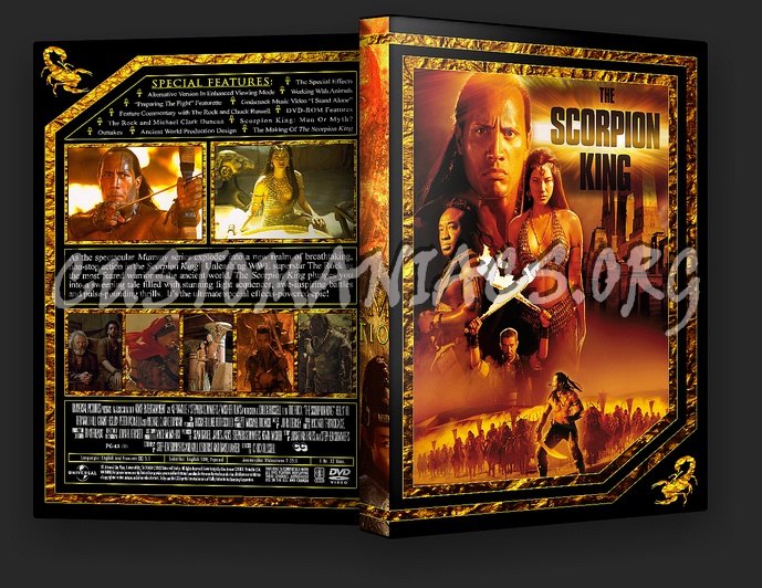The Scorpion King (Spanning Spine) dvd cover
