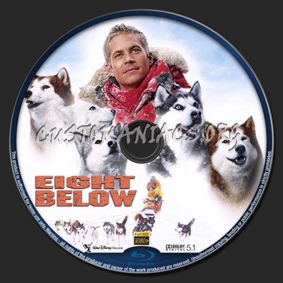 Eight Below blu-ray label