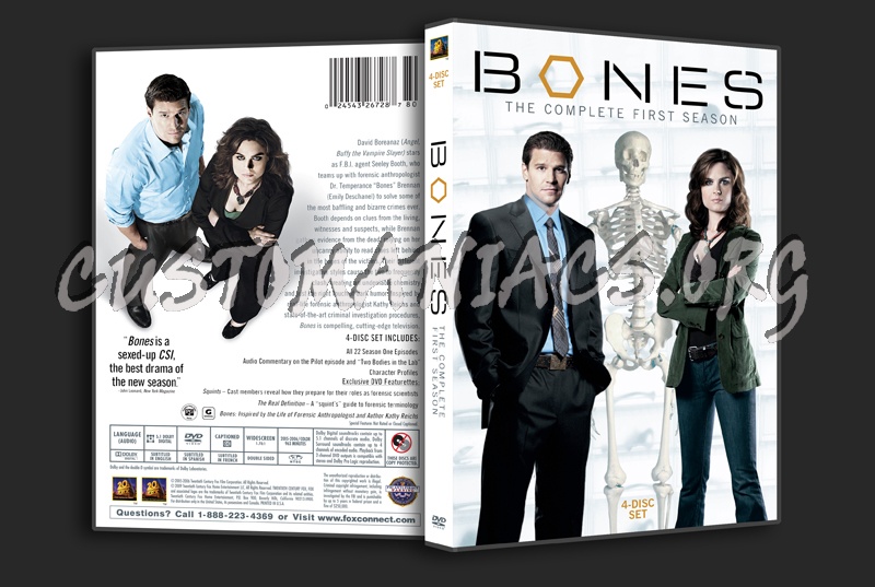 Bones Season 1 dvd cover