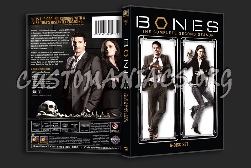 Bones Season 2 dvd cover