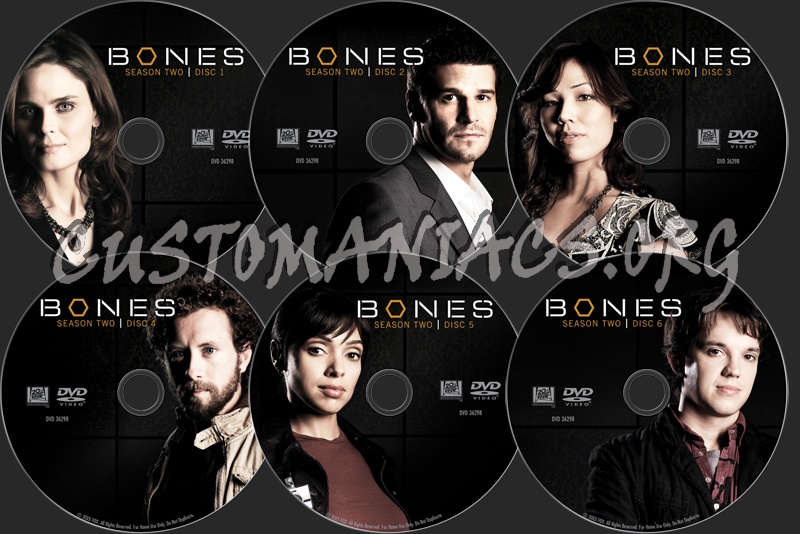 Bones Season 2 dvd label