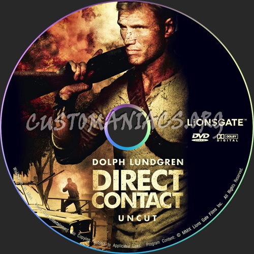 Direct Contact dvd label