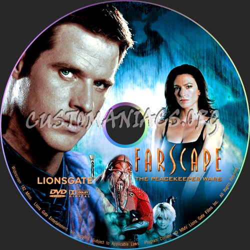 Farscape: The Peacekeeper Wars dvd label