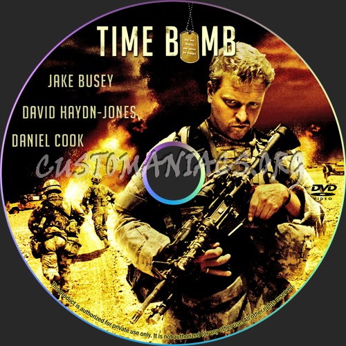 Time Bomb dvd label