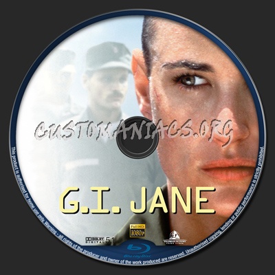 G.I. Jane blu-ray label
