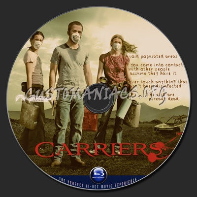 Carriers blu-ray label