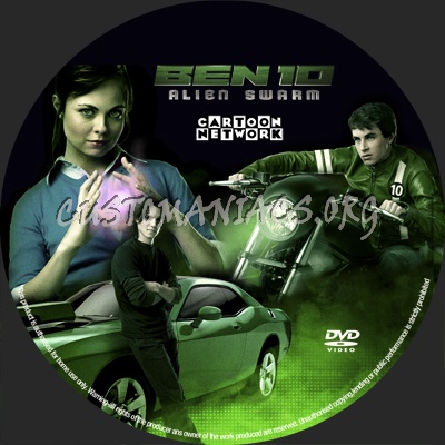 Ben 10 : Alien Swarm dvd label