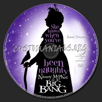 Nanny McPhee and the Big Bang dvd label