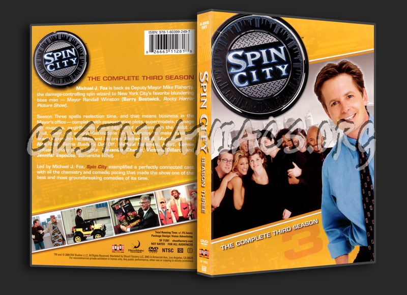 Spin City Season 3 dvd cover