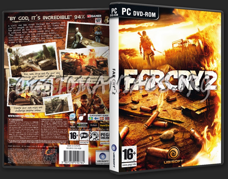 Far Cry 2 dvd cover