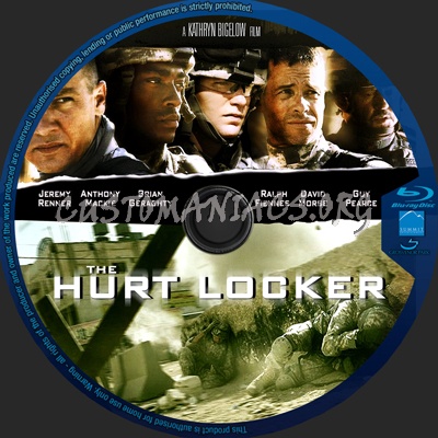 The Hurt Locker blu-ray label