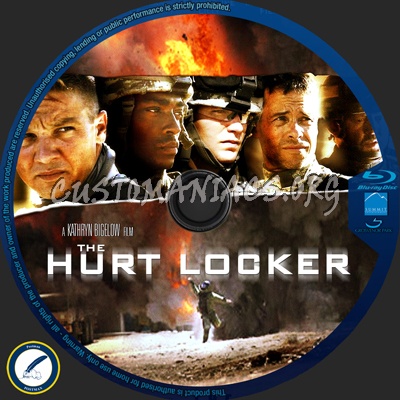 The Hurt Locker blu-ray label