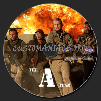 The A Team dvd label