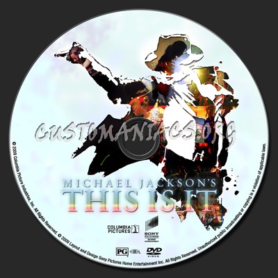 Michael Jackson This Is It dvd label