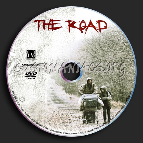 The Road dvd label