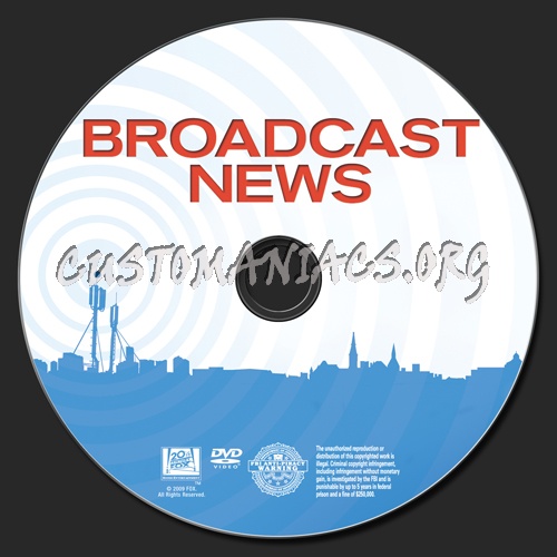 Broadcast News dvd label