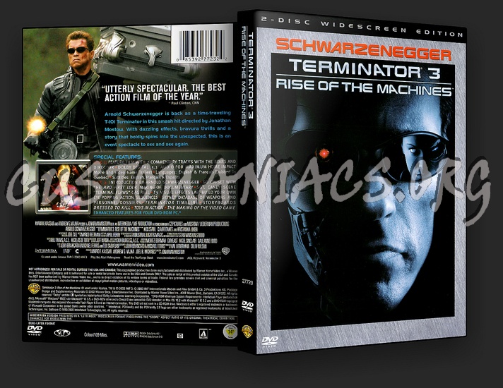 Terminator 3 - Rise of the Machines dvd cover