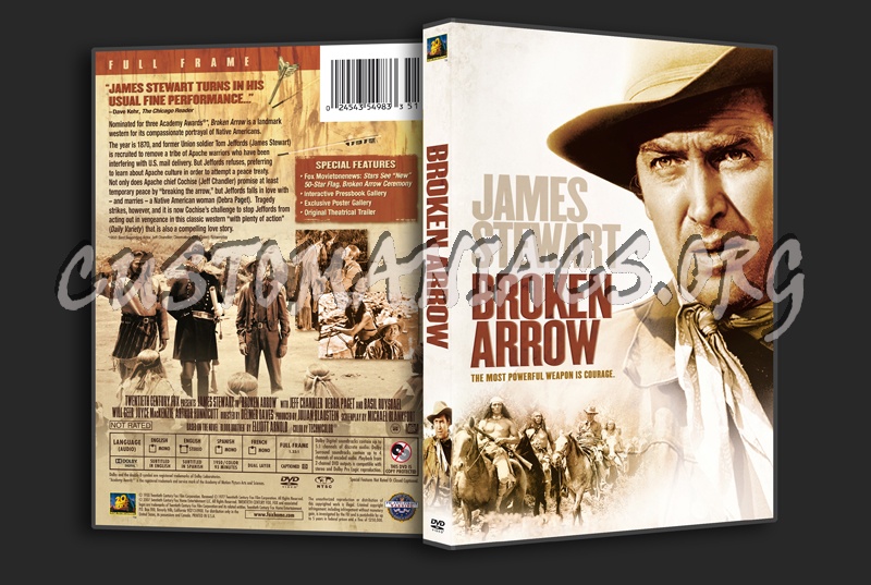 Broken Arrow (1950) dvd cover
