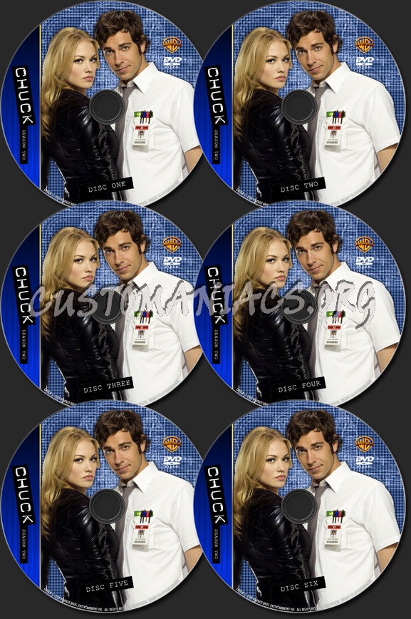 Chuck Season Two dvd label