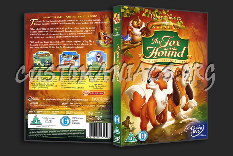 The Fox and the Hound dvd cover