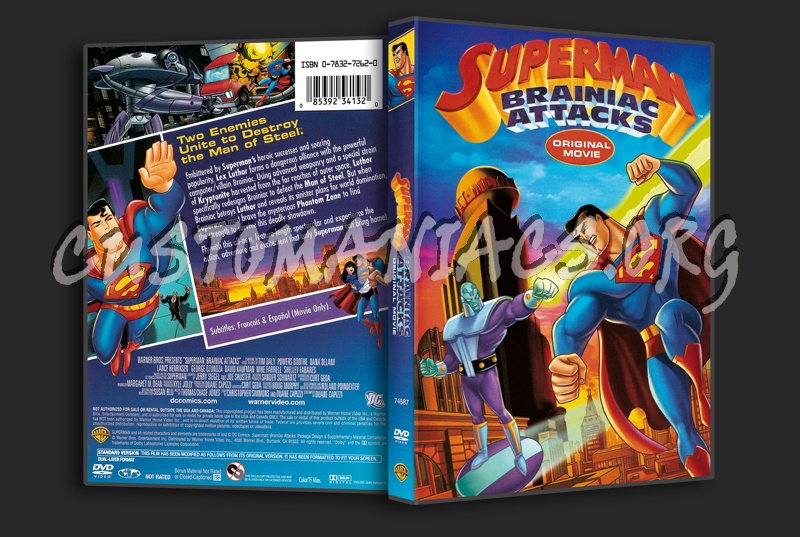 Superman Brainiac Attacks dvd cover