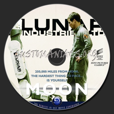 Moon blu-ray label