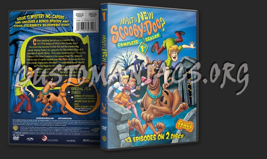 What's New, Scooby-Doo? Season 1 dvd cover