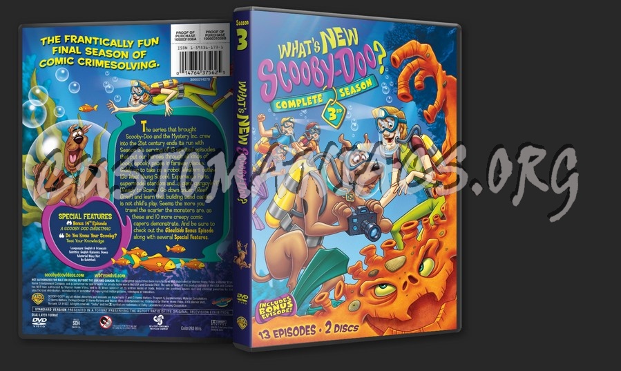 What's New, Scooby-Doo? Season 3 dvd cover