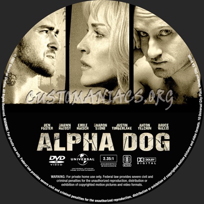 Alpha Dog dvd label