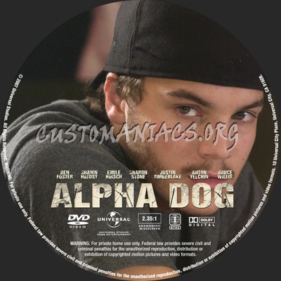 Alpha Dog dvd label