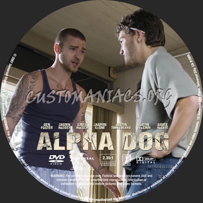 Alpha Dog dvd label