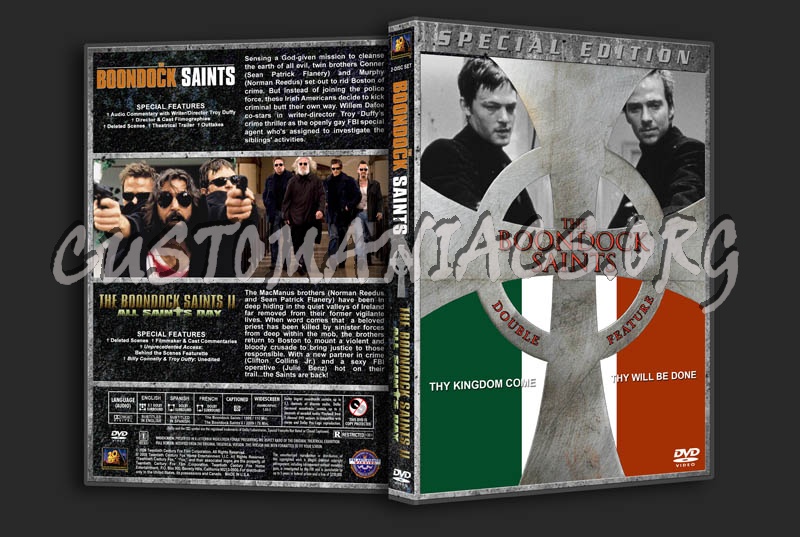 The Boondock Saints Double Feature dvd cover