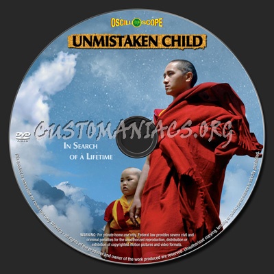 Unmistaken Child dvd label