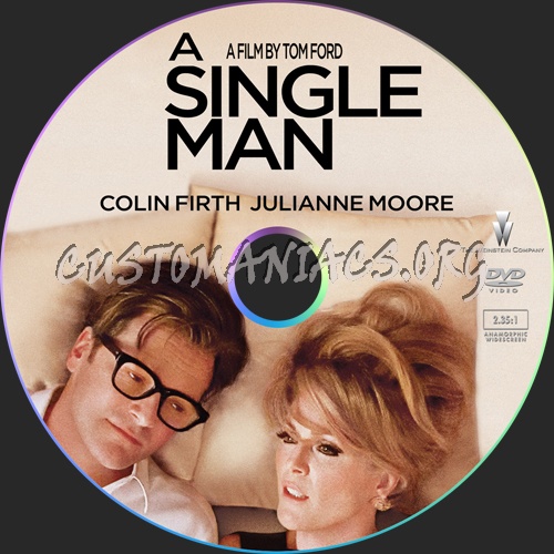 A Single Man dvd label