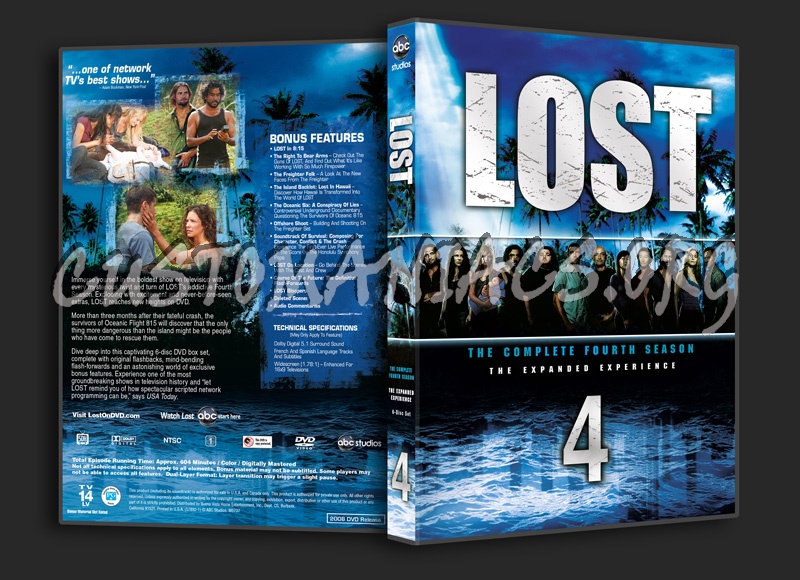 Lost Season 4 dvd cover