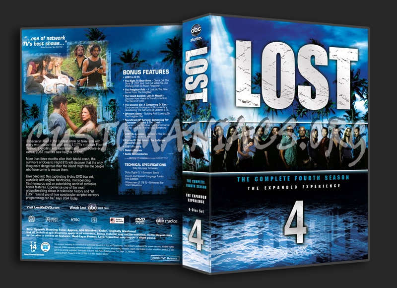 Lost Season 4 dvd cover